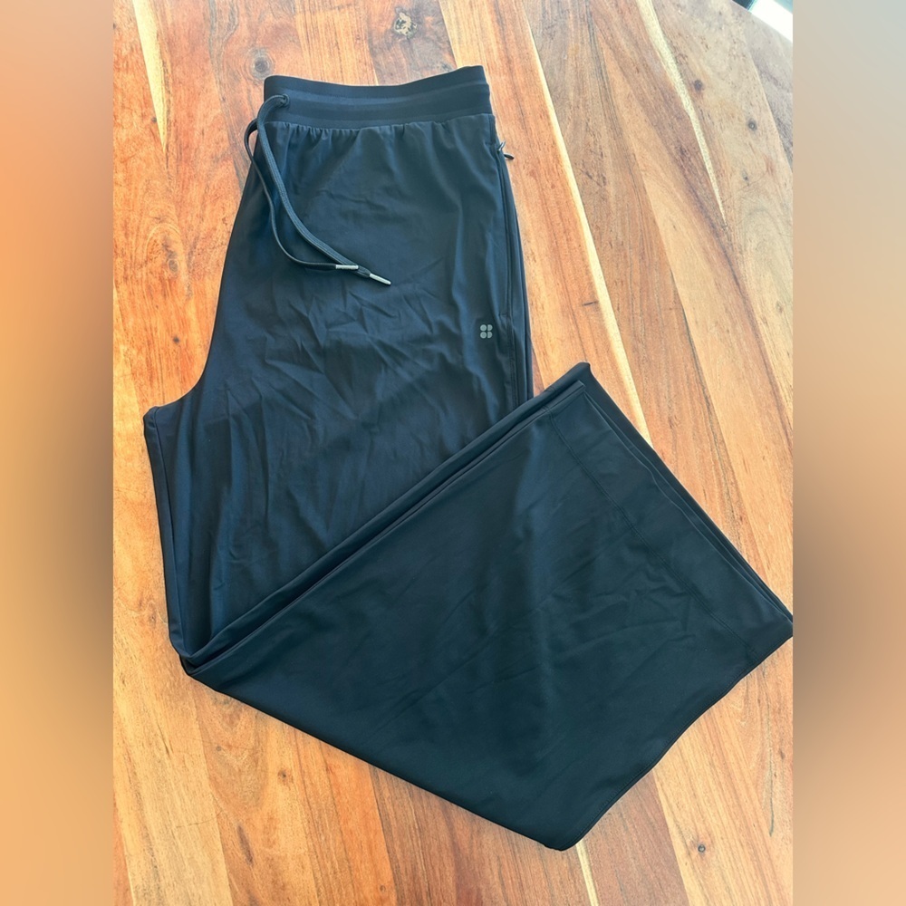 Sweaty Betty Wide Leg Drawstring Trousers Pants